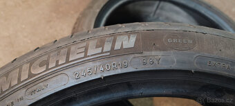 2 letní pneumatiky MICHELIN 245/40R19 98Y 6,00mm - 5