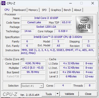 PC i3-10100F, 16GB RAM, SSD 1 TB, RX470 8GB, Win 11 - 5