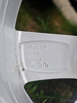 Original ALU kola Škoda s pneu Bridgestone - 5