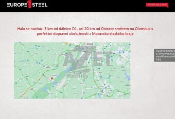 Pronájem výrobní a skladovací haly, prostoru 800 m2, Studénk - 5