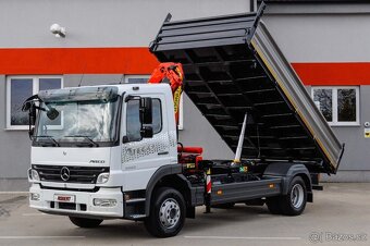 MERCEDES ATEGO 1222 TŘÍSTRANNÝ SKLÁPĚČ HYDRAULICKÁ RUKA EU4 - 5