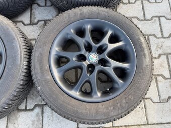 4x al kola 5x98 15 + pneu zimní 185/65 R15 - 5