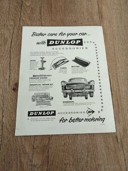 Dokumenty od Dunlop a autodisků z roku 1959 - 5