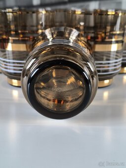 Sada 6ti starožitných skleniček na whisky - 5