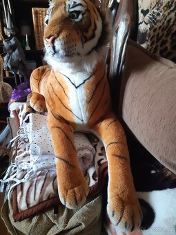 Obrovský plyšový tygr - 5