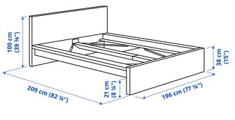 Postele IKEA MALM - 5
