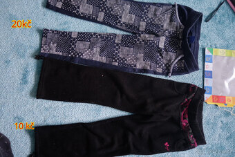 Kalhoty, tepláky vel. 128, 122 - 5