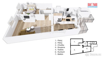 Prodej bytu 2+1, 85 m², Český Těšín, ul. Ostravská - 5