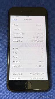 iPhone SE2020 128GB Black, pěkný stav - 5