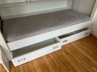 Poschoďová postel s úložným prostorem - 5