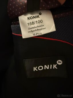 Pánský modrý oblek - 5