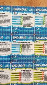 Kartičky Šmoulové, plastové, 3D efect - 5