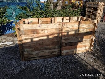 Palety - vyvýšený záhon - 5