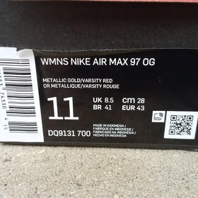 Nike air max 95 metallic gold - 5