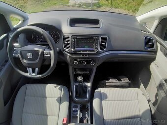 SEAT Alhambra 2,0tdi 103kw 179tkm velmi dobrý stav - 5
