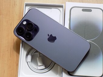 APPLE iPhone 14 Pro 128GB Deep Purple - ZÁRUKA - TOP STAV - 5