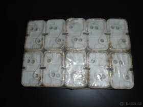 10ks Keramické pojistky - pojistkový spodek E27 63A/500V - 5