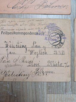 Zajímavé feldpostky,polní pošta - 5