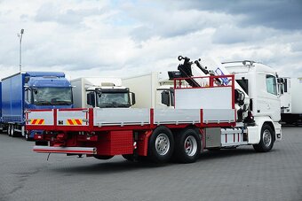 Scania G490 6x2 - valník s hydraulickou rukou 3220 - 5