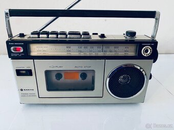Radiomagnetofon Sanyo M 1700F, rok 1977 - 5