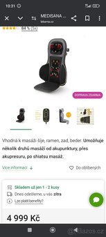 Masážní podložka shiatsu MC 285 - 5