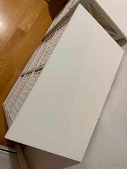 2 bílé komody vhodné do koupelny, obýváku, dětského pokoje - 5