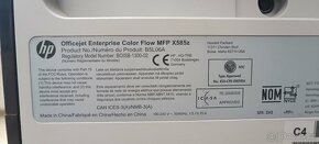 Tiskárna HP OfficeJet Enterprise Color Flow MFP X585z - 5