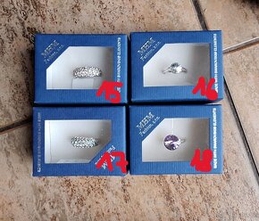 Likvidace šperky s krystaly Swarovski - náušnice, prsteny at - 5