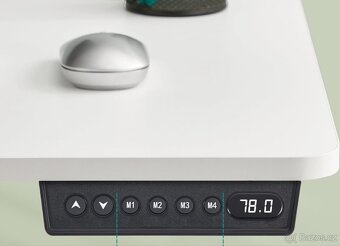 Nový elektrický výškově nastavitelný PC stůl s pamětí výšky - 5