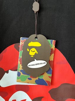 BAPE Color Camo Big Ape Head Tee Black/Red -M- - 5
