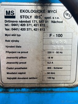 Mycí stoly - 5