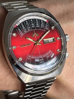 Orient vecny klendar / červený ciferník - 5