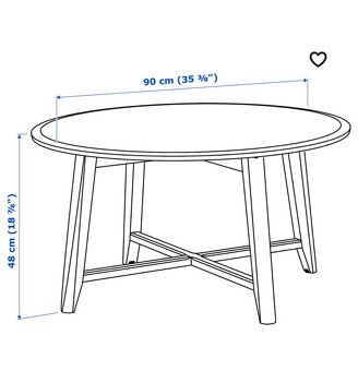 Stolek KRAGSTA Ikea - 5