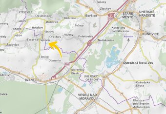 Prodej louky v k.ú. Ořechov u Uherského Hradiště, Újezdec u - 5