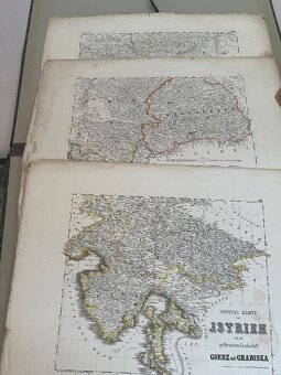 Atlas starých německých map z roku 1854 - 5