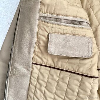 Pánská kožená bunda sako C&A vel. S/48 - 5