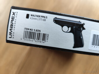 [REZERVACE] Vzduchová pistole Umarex Walther PPK/S 4,5mm - 5