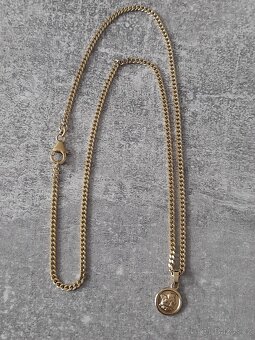 Retizek s přívěskem andelicek zlato au333 8karatu - 5