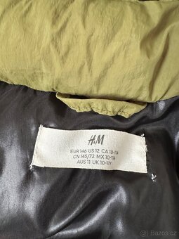 Zimní bunda H&M vel.146 - 5