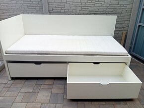 Prodám postel IKEA + Matrací 90cm x 200cm - 5