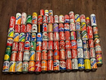 Staré plechovky Coca Cola , Pepsi, Sprite , Fanta - 5