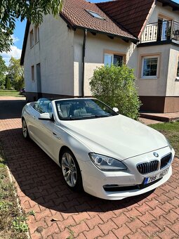 BMW 650i Cabrio - alpinweiss, 4,4 V8. Serviska - 5