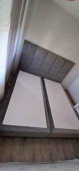 Čalouněná postel 220x220 cm - 5