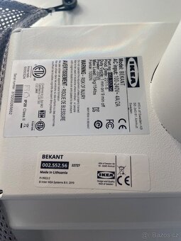 Polohovací stůl Ikea - Bekant, bílý - 5