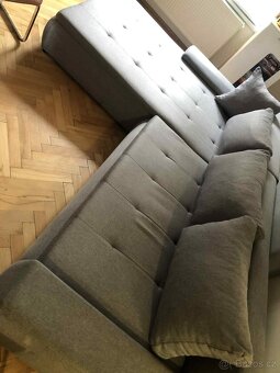 L velká rozkládací sedačka - 5