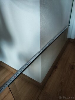 Kalené sklo před krb, rohové s fazetou - 5