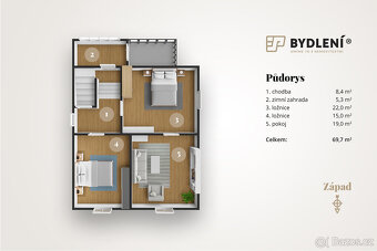 Prodej rodinného domu 4+1, zahrada, 2 garáže, přímý vstup do - 5