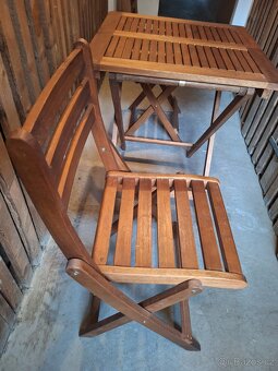Prodám balkonový/zahradní set (2 křesla + stůl) - 5