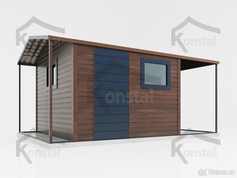 Zahradní domek 4x3m plus 2 přístřešky - 5
