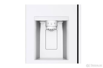 Nová americká lednice LG bílá s výrobníkem ledu, v záruce - 5